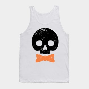 Bow Tie Skull Dot Tank Top